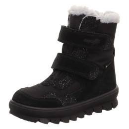 Kinder Winterschuhe Superfit Flavia Schwarz/Silber schwarz/silber Schwarz/Silber