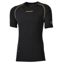 Herren-T-Shirt Progress Triko NKR 28CA kr.r. schwarz Black/GreenStitching