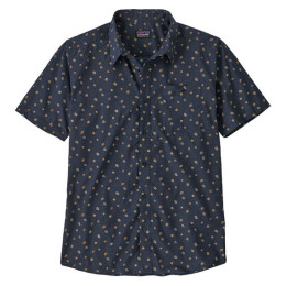 Herrenhemd Patagonia M's Go To Shirt dunkelblau Blossoms: New Navy