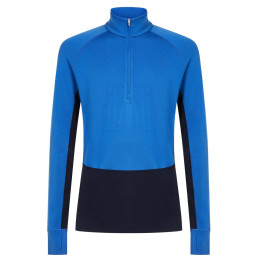 Herren-Funktionsshirt Icebreaker Men Mer 260 ZoneKnit LS Half Zip blau Midnavy/Lazu/Cb