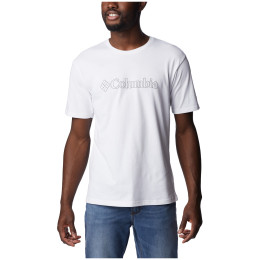 Herren-T-Shirt Columbia Pacific Crossing™ II Graphic SS Tee weiß White, CSC Outlined Graphic