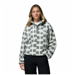 Damen-Sweatshirt Columbia Helvetia™ II Printed Cropped Half Snap