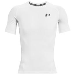 Herren-Funktionsshirt Under Armour HG Armour Comp SS weiß White/Black