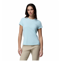 Damen-T-Shirt Columbia Zero Rules™ Light SS Crew hellblau Marine Light
