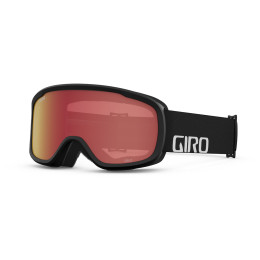 Skibrille Giro Cruz Wordmark Amber Scarlet schwarz Black