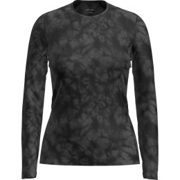 Damen-T-Shirt Icebreaker W Mer 200 Oasis LS Crewe Cloud Dye schwarz Graphite/Black/Cd