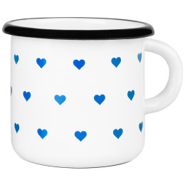 Tasse Zulu Cup Mini Heart weiß/blau white/blue