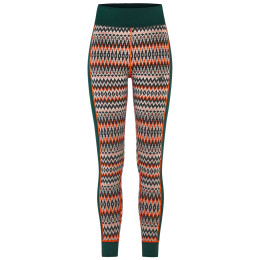 Damen-Leggings Kari Traa Silja Pant grün/orange Pine