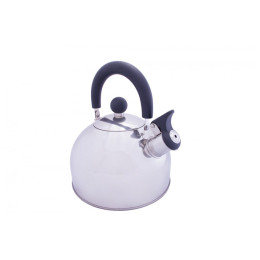 Kanne Vango 2L Stainless Steel kettle with folding handle silber silver