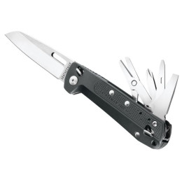 Multifunktionsmesser Leatherman Free K4 schwarz/silber Grey / Šedá