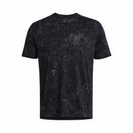 Herren-Funktionsshirt Under Armour Rush Energy Print SS schwarz Black/Black