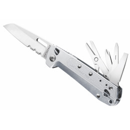 Messer Leatherman Free K4x silber Silver