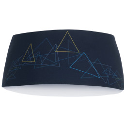 Stirnband Direct Alpine Stripe blau anthracite/mango