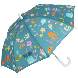 Kinderregenschirm LittleLife Kids Umbrella blau Aquatic