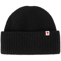 Wintermütze Fjällräven Fjällräven Heavy Beanie schwarz Black