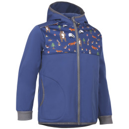 Kinder-Softshell-Jacke Zulu Forest K blau Navy
