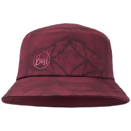 Outdoor-Hut Buff Trek Bucket Hat rot CalyxDarkRed