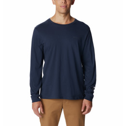 Herren-T-Shirt Columbia CSC Basic Logo™ LS Sleeve dunkelblau Collegiate Navy, CSC Sleeve Logo