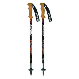 Trekkingstöcke Fizan Tierra (2018) schwarz/orange Black/Orange