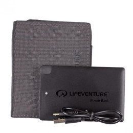 Geldbeutel LifeVenture RFID Charger Wallet grau Grey
