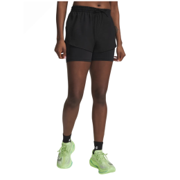 Damenshorts Under Armour Velociti Pro 4" 2N1 Short schwarz Ultimate Black / / Reflective
