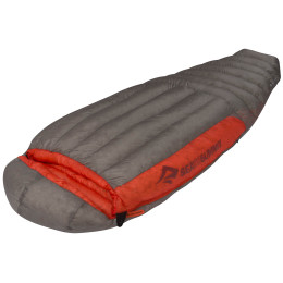 Daunenschlafsack Sea to Summit Flame FmII - Women's Long grau/rot DarkGray/Paprika