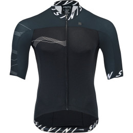 Herren Radtrikot Silvini Stelvio schwarz/weiß Blackwhite