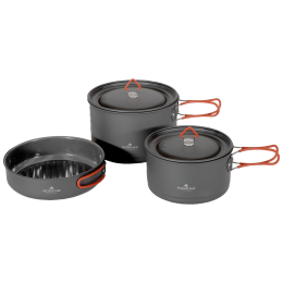 Topfset Robens Basecamp Pro Ceramic Cook Set XL schwarz Black