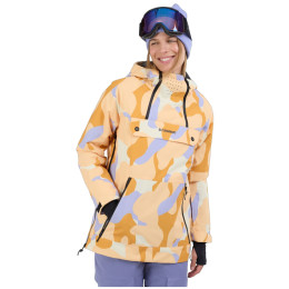 Damen Skijacke Fundango Fayette ECO Anorak gelb/lila corn cloud