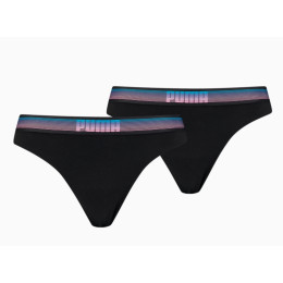Damenhöschen Puma Luminous String 2P schwarz black combo
