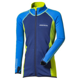 Kinder-Funktions-Sweatshirt Progress Torez Junior blau/grün modrá/zelená