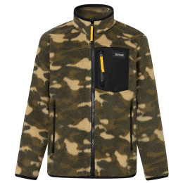 Kinder-Funktions-Sweatshirt Regatta Junior Frankie Warm Fleece Bark Green Camo tarnfarbe Bark Green Camo