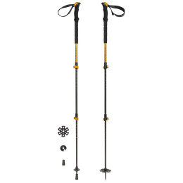 Skialp-Stöcke Ferrino Mustang schwarz