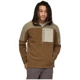 Herren Funktions-Sweatshirt Cotopaxi M'S Abrazo Fleece Half-Zip Jacket braun/grau Stone and Dune