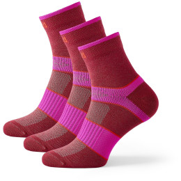 Socken Zulu Sport Women 3-pack rot