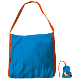 Umhängetasche Ticket to the Moon Eco Bag Medium blau Aqua / Orange