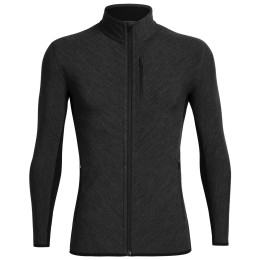 Herren Funktions-Sweatshirt Icebreaker Descender LS Zip dunkelgrau jet heather/black