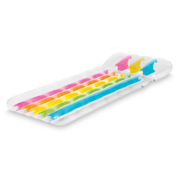 Aufblasbare Luftmatratze Intex Rainbow Mat weiß