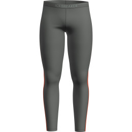 Herren-Funktionsunterhosen Icebreaker M 200 Oasis Sonebula Leggings grau/orange Galaxy/Blaze/Cb