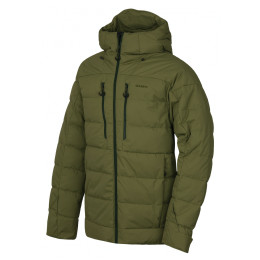 Herren-Daunenjacke Husky DESTER M dunkelgrün Khaki