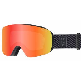 Skibrille Relax Vista schwarz/orange Matná černá