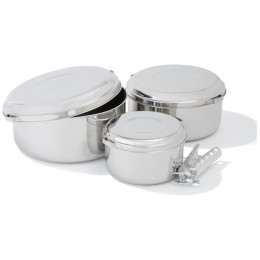 Geschirrset MSR Alpine 4 Pot Set silber