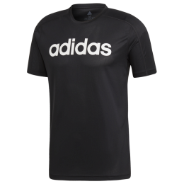 Herren-T-Shirt Adidas D2M COOL Logo T schwarz Black