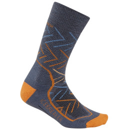 Damensocken Icebreaker W Hike+ Medium Crew Sunrise grau/orange Dawn/Ray/Baja/Feldspar