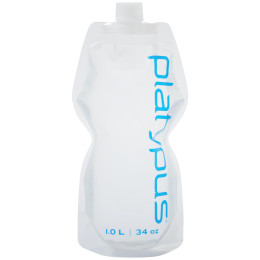 Flasche Platypus Softbottle 1L Closure cap weiß SalariesLogo