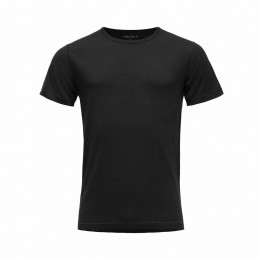 Herren-Funktionsshirt Devold Breeze Plus Merino 200 T-Shirt Man schwarz black