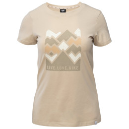 Damen-T-Shirt Hi-Tec Lady Aldys beige PEYOTE