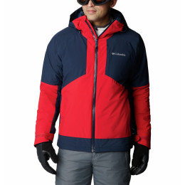 Herren-Winterjacke Columbia Centerport™ II Jacket rot Mountain Red, Collegiate Navy