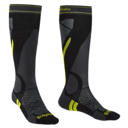 Herrensocken Bridgedale Ski Lightweight schwarz Black/Lime/