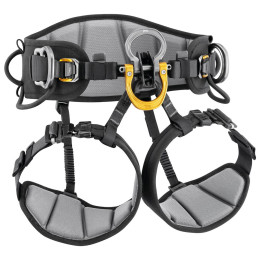 Auffanggurt Petzl Astro Sit schwarz/gelb Black, Yellow